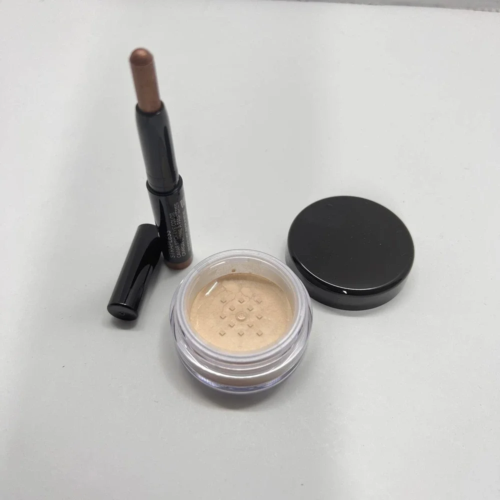 Laura Mercier Mini Translucent Loose Setting Powder & Caviar Eyeshadow Stick